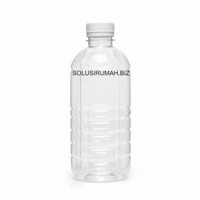botol pet 500ml kosong aqua 500 ml bottle plastik pet baru plus tutup