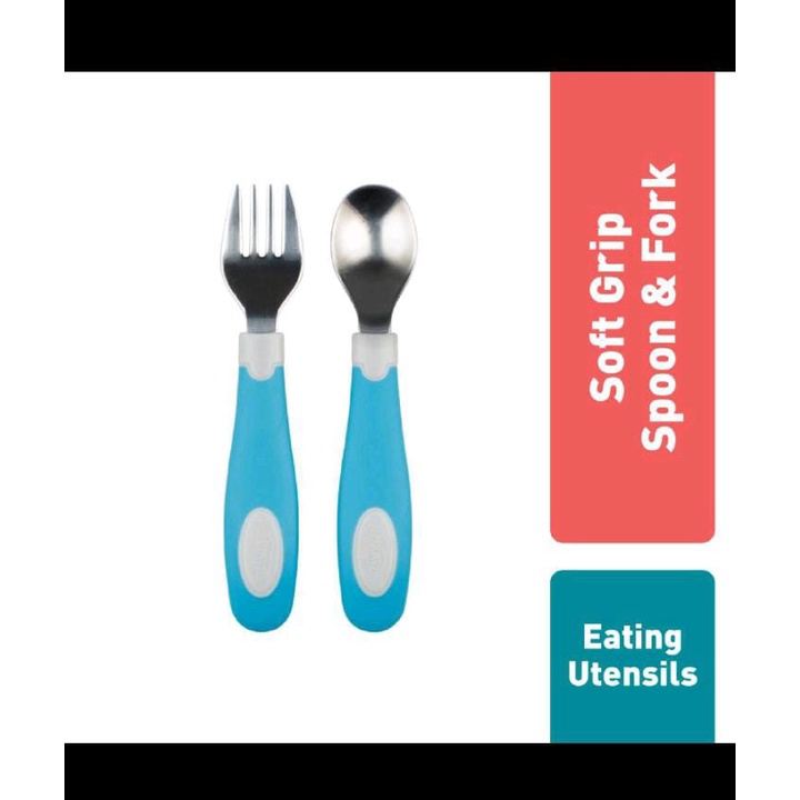 Dr. Brown's Soft Grip Spoon &amp; Fork Set