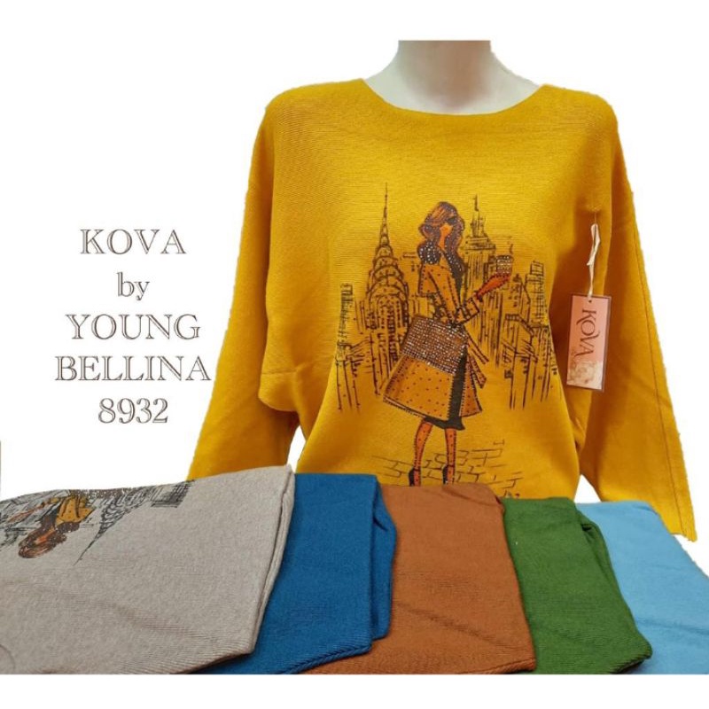 Atasan rajut import premium/rajut Kova/rajut import