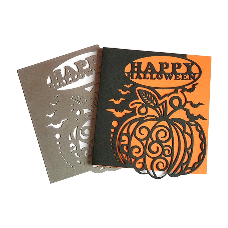 Stampel Cutting Dies Bentuk Labu Halloween Untuk Scrapbook Album Foto