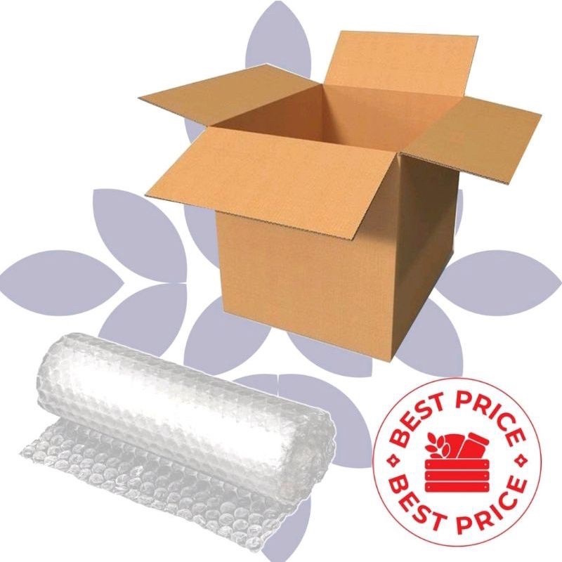 

bubble wrap dan kardus