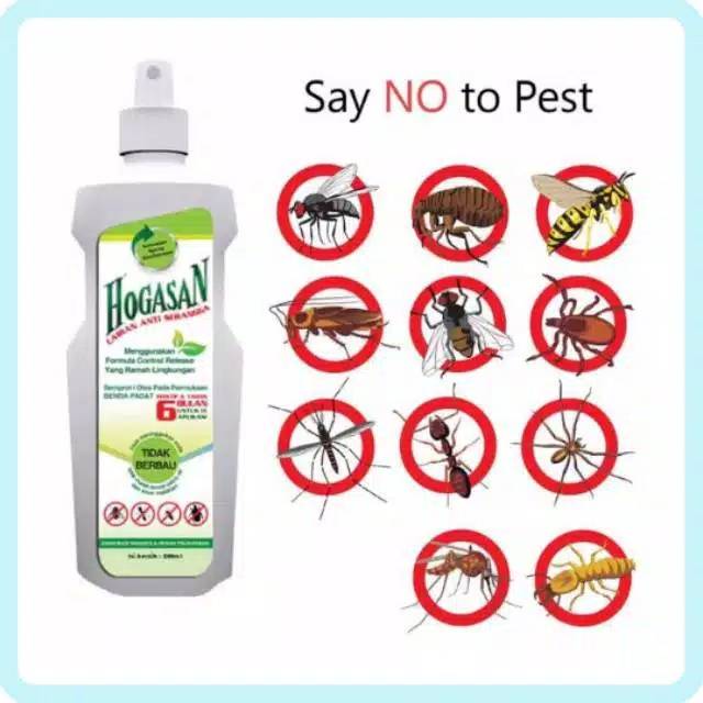 Hogasan anti serangga/anti semut/anti kecoa/anti rayap/anti tungau/anti kutu (KEMASAN BARU)
