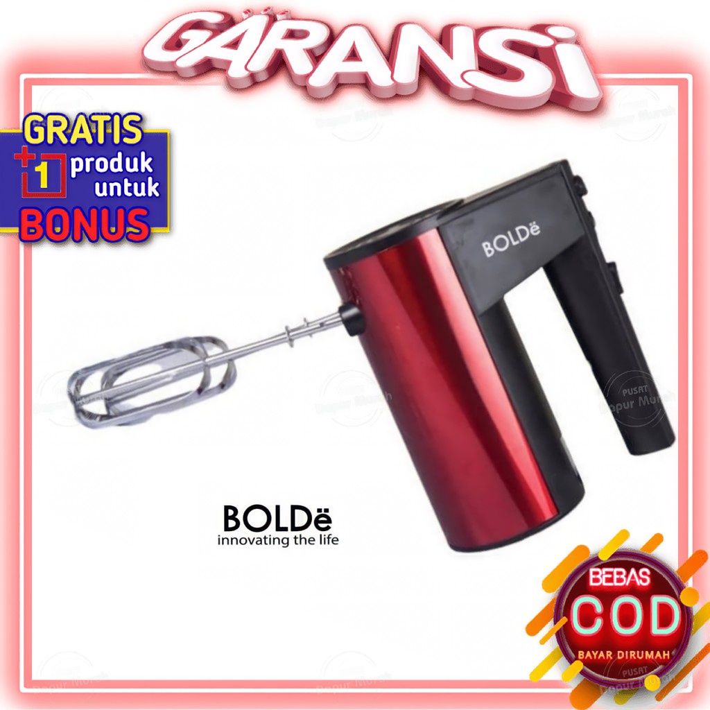 Hand Mixer Bolde Super Mix Turbo Pengaduk Adonan Kue
