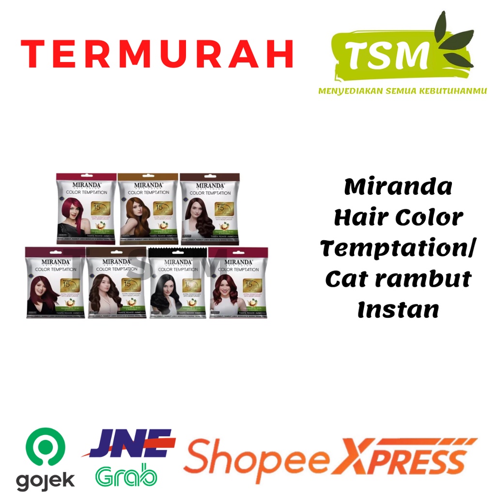 Miranda Hair Color Temptation | Cat rambut Instan Sachet