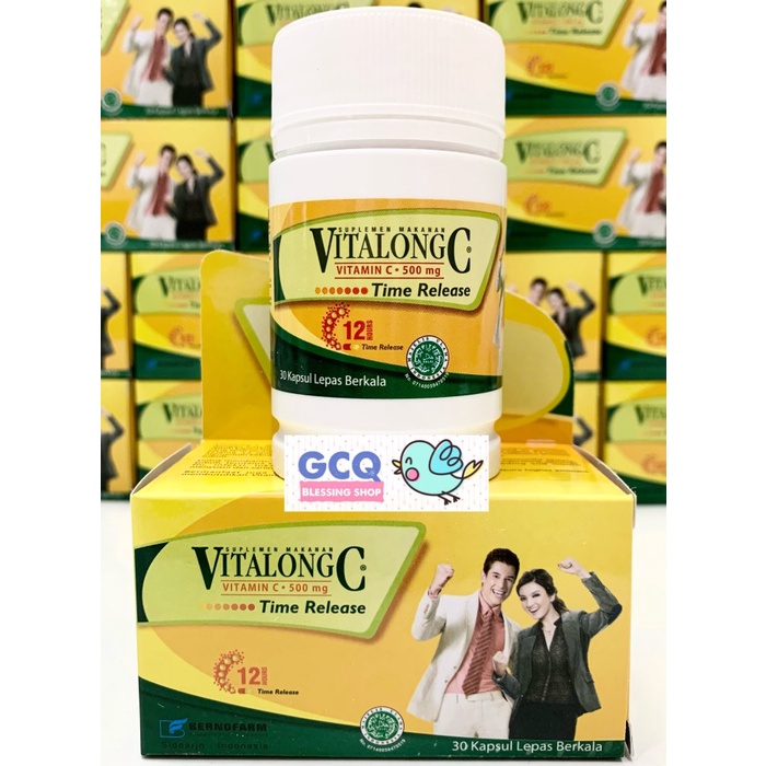 Vitalong C Vitamin C 500mg Time Release 30 Kapsul Shopee Indonesia