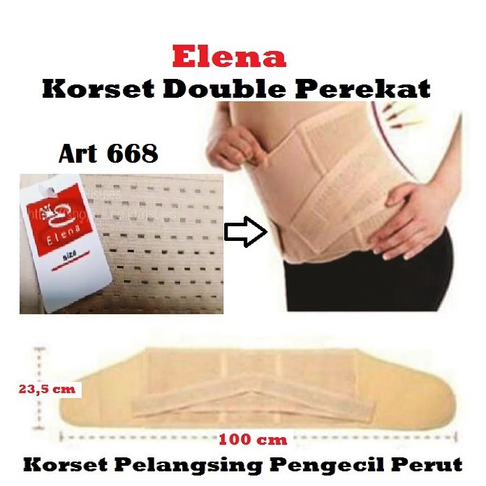 Korset Pelangsing Pengecil Perut Double Perekat 8052, 99, 887, 1052, 13801, 668 / Stagen Pelangsing