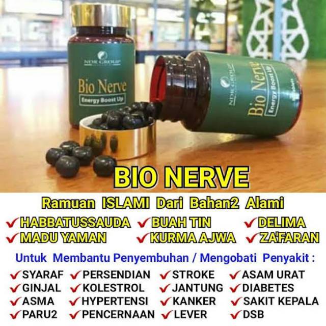 Bio Nerve Pil Ajaib 100 Herbal Indonesia