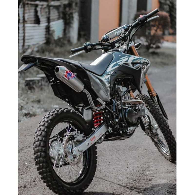 Knalpot NORIFUMI RV1 EVO STENLIS FULLSET (DIJAMIN PNP) KLX 150 DTRACKER CRF 150 DTRAKER DLL