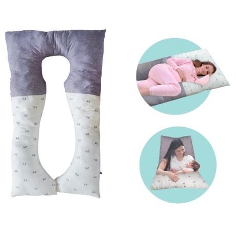 Omiland maternity pillow bantal ibu hamil (sarung bisa dilepas)  Alpaca Series OB08201