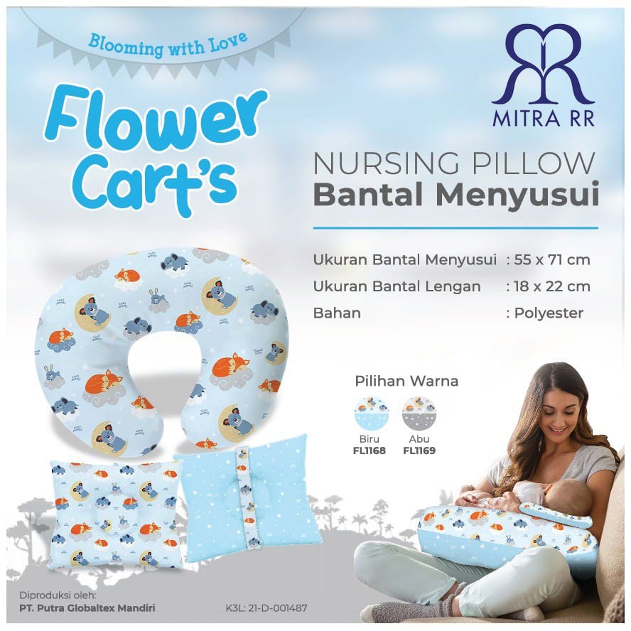 FLOWER CARTS KOALA SERIES Bantal Menyusui Bayi/ Nursing Pillow/ BANSUI JUMBO