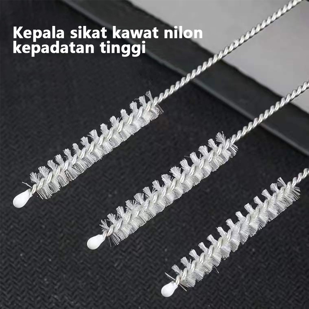 HIPPO LAND SIKAT PEMBERSIH SEDOTAN SIKAT SEDOTAN STAINLESS BRUSH STRAW/Sikat Pembersih Sedotan 219