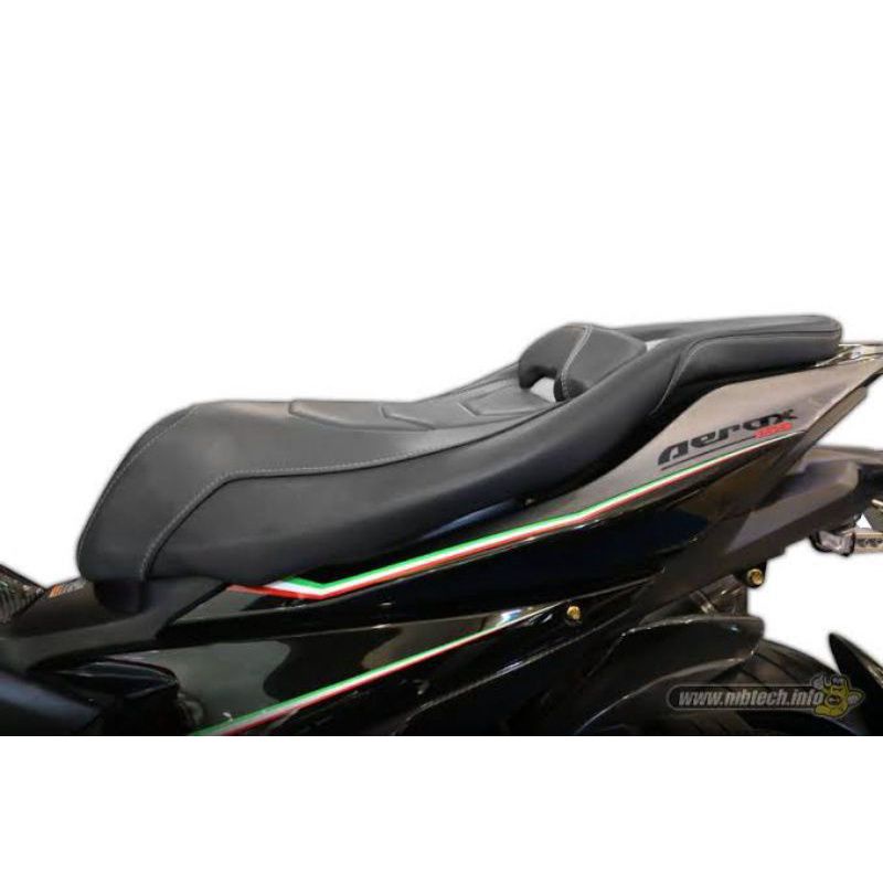Cover Jok Motor Aerox 155 160 Modifikasi Sandaran Tengah