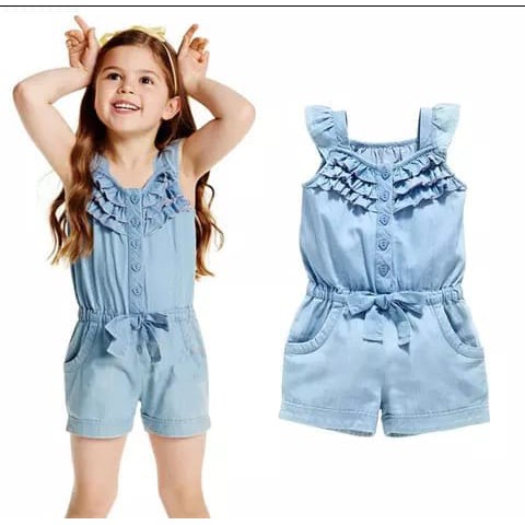 QF JAMSUIT KIDS ARSY BAHAN DENIM 2-3 TAHUN