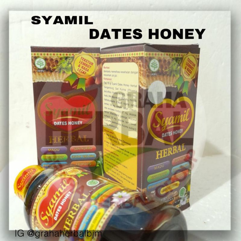 

SYAMIL DATES HONEY HERBAL 200 GRAM - ANTI OKSIDAN. ANTI PERADANGAN. ANTI PERADANGAN