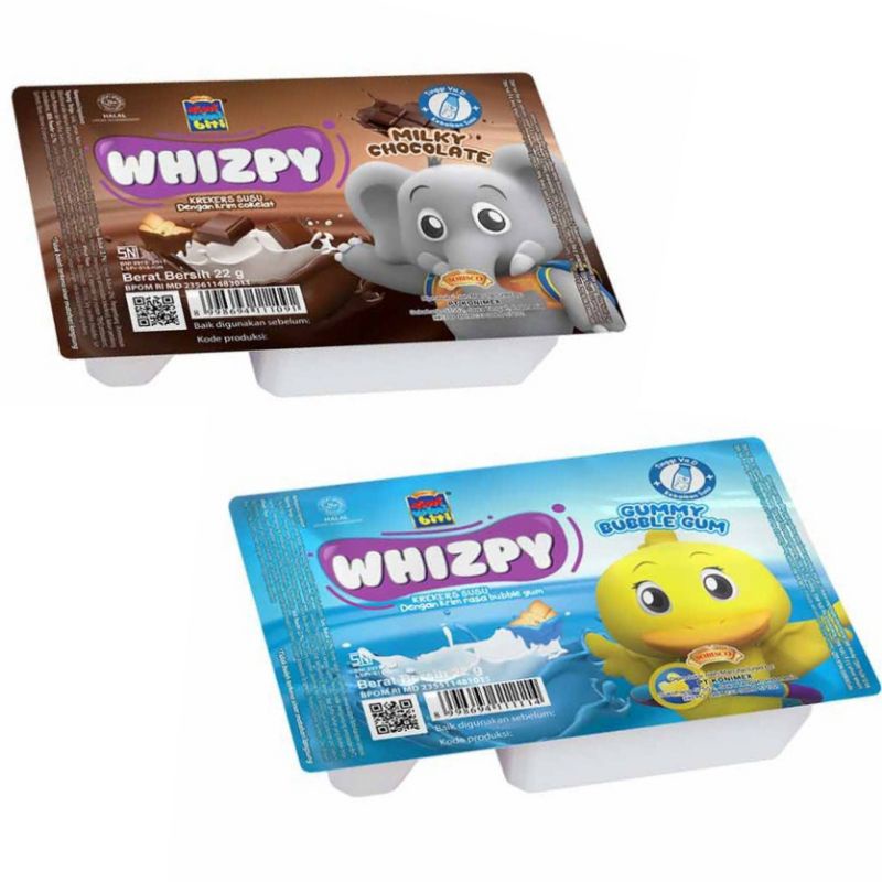 

TINI WINI BITI baru snack Whizpy crackers milky chocolate gummy bubble gum 22g