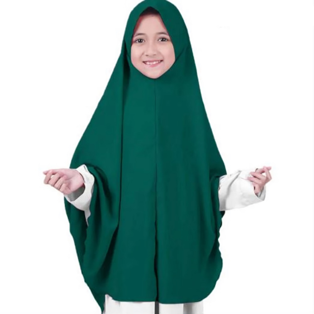 HIJAB ANAK SYAR'I / KHIMAR ANAK,, BISA UNTUK ANAK USIA 7-13thn