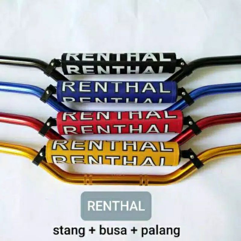 Stang motor Renthal + Busa CNC / Stang Renthal CNC Variasi motor TRAIL KLX Universal