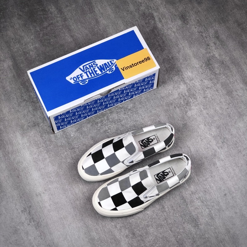 VANS SLIP ON TERBARU SEPATU SLIP ON WANITA PRIA PREMIUM IMPORT BEST SELLER-Big checker