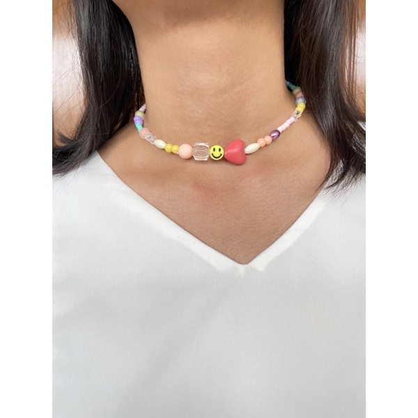 Smiley Choker Necklace (TN-017)