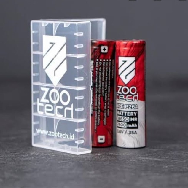 Battery Zootech 18650 Inr Npe P26A 2600 Mah 3.6V 35A Authentic BY Zootech Berkualitas Tahan Lama