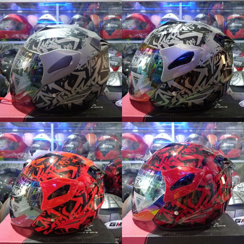 Helm GM Fighter motif keren