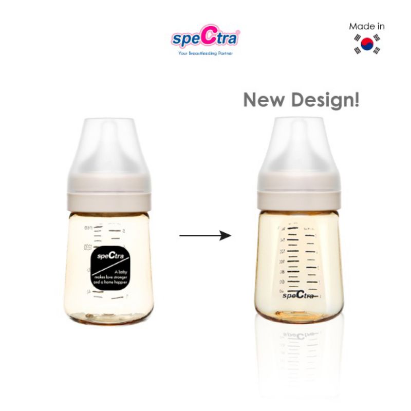 Spectra All New PPSU Baby Bottle 160 ml &amp; 240 ml - Botol Susu Bayi