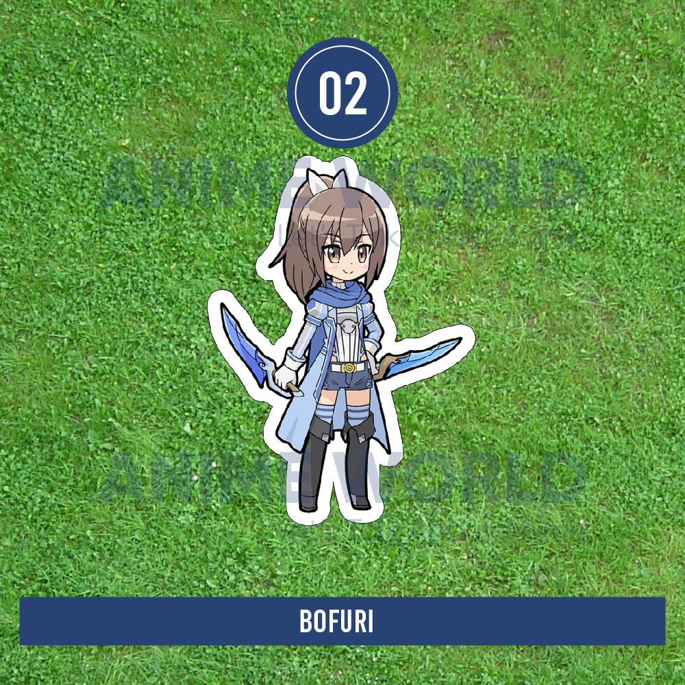 Stiker Anime Bofuri Lengkap Stiker Itai No Wa Iya Nano De