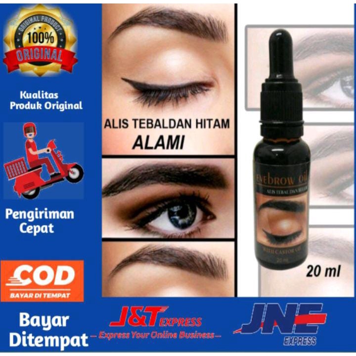 ⭐️⭐️BIG SALE⭐️ ⭐️ORIGINAL [BISA COD] Eyebrow Oil Penebal Alis Penumbuh Bulu Mata Penumbuh Alis Melebatkan Alis Minyak Penyubur Alis 20ml