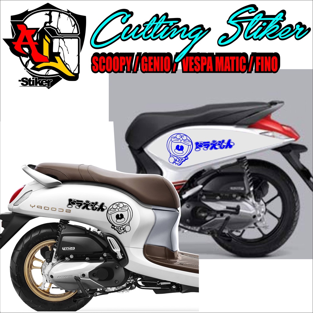 STRIPING CATING KARTUN/STIKER/CATING/STIKER DORAEMON/STRIPING CATING FAZZIO/STIKER VESPA/STIKER SCOO