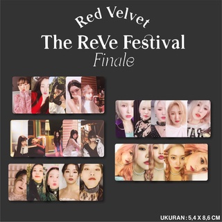 OFFICIAL ALBUM PHOTOCARD RED VELVET THE REVE FESTIVAL FINALE