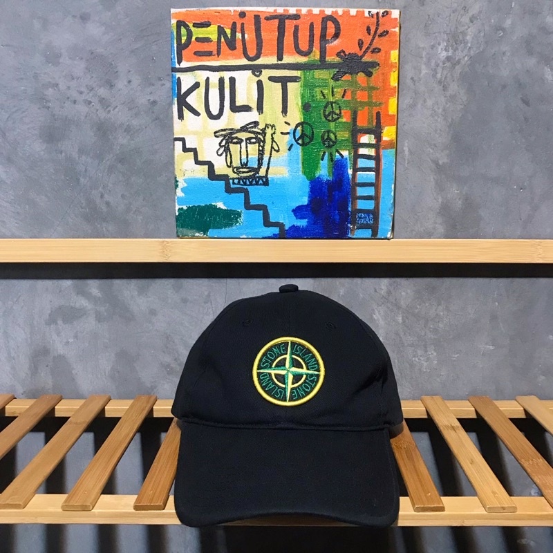 CAP TOPI STONE ISLAND ORIGINAL OUTDOOR CASUAL SECOND BRANDED VINTAGE
