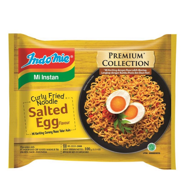 INDOMIE MIE GORENG KERITING TELUR ASIN 100G