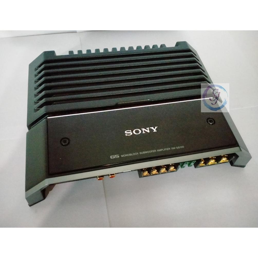 Power Sony Monoblock Xm-Gs100 Free Speaker 2Way Sony Xs-Xb1621C