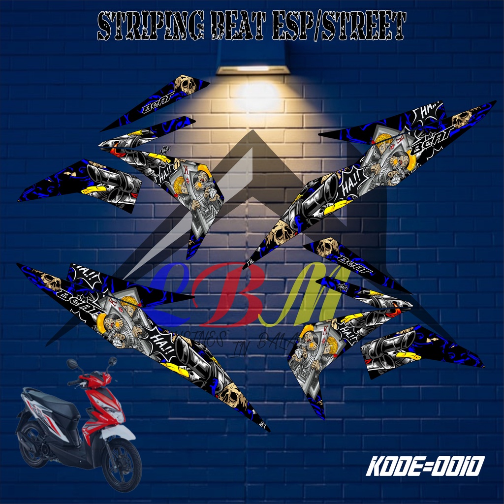 Sticker Striping List Variasi Beat ESP/Street - Striping Variasi Beat ESP/Street