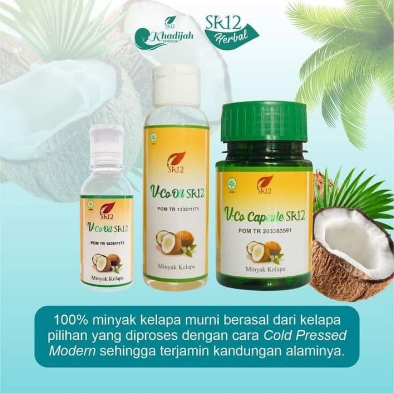 

VCO VIRGIN COCONUT OIL / MINYAK KELAPA MURNI / VICO OIL SR12 / PENAMBAH IMUN