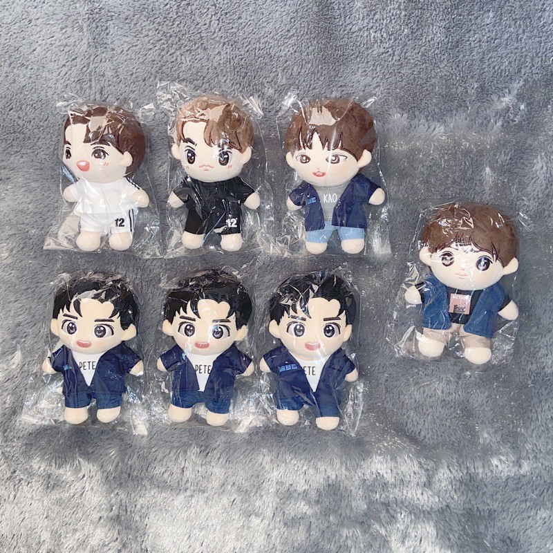 [Ready INA] Plush Doll with Box - PeteKao Tay New SarawatTine Bright Win Third Gun