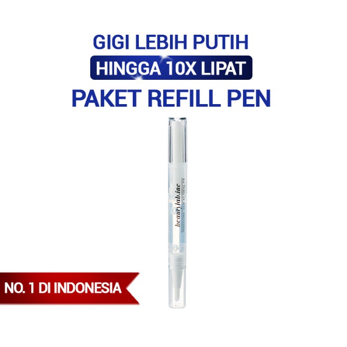NEWLAB / Beaudelab Pen Refill Teeth Whitening | Pen Pasta Gel Isi Ulang untuk Alat pemutih Gigi Beau De Lab