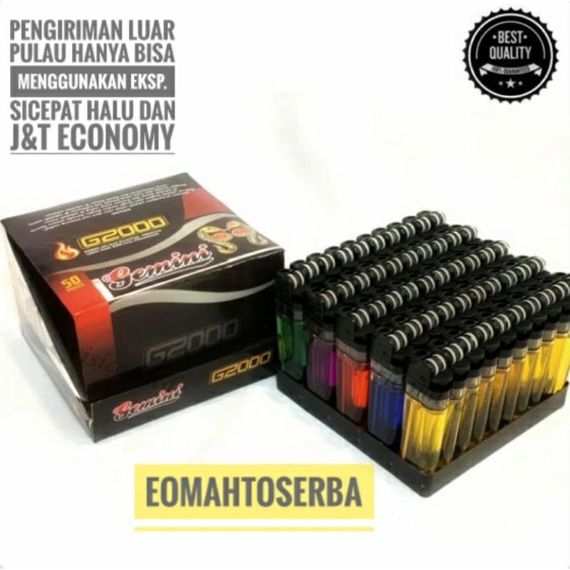 Korek Roda G2000 Gemini 50 Pcs | Korek Roda Gemini isi 50Pcs
