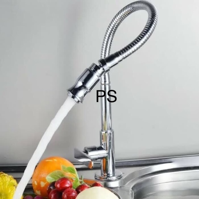 Kran Tanam Sink Kuningan Kran Fleksibel Model Leher Angsa Kran Dapur Bak Cuci Piring Bagus Shopee Indonesia