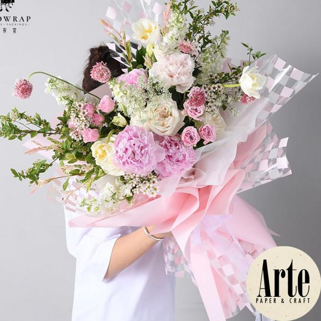 

Terbaru - 20 Lembar Cellophane Checkered Pastel Kotak Kertas Buket Korea Bunga Flower Wrapping Paper Kado Arte Grosir Jakarta P.MF