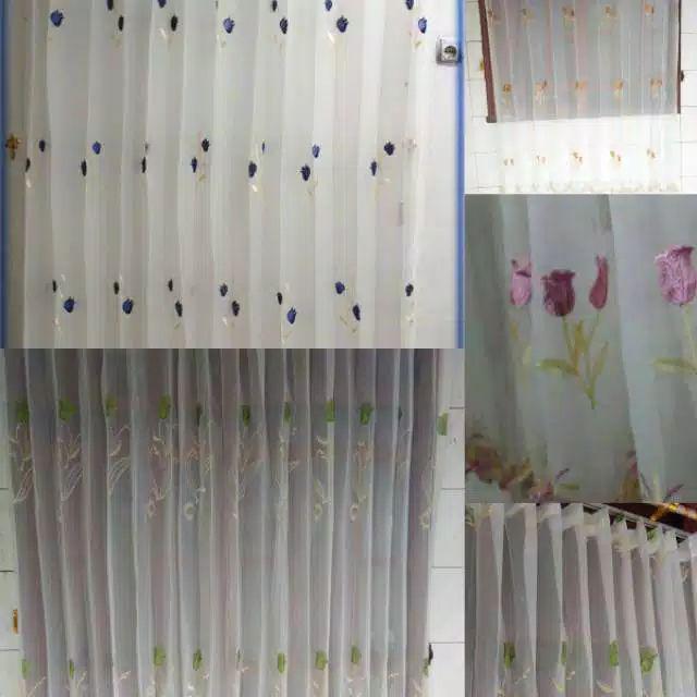 Gorden Vitrase Bordel Tulip