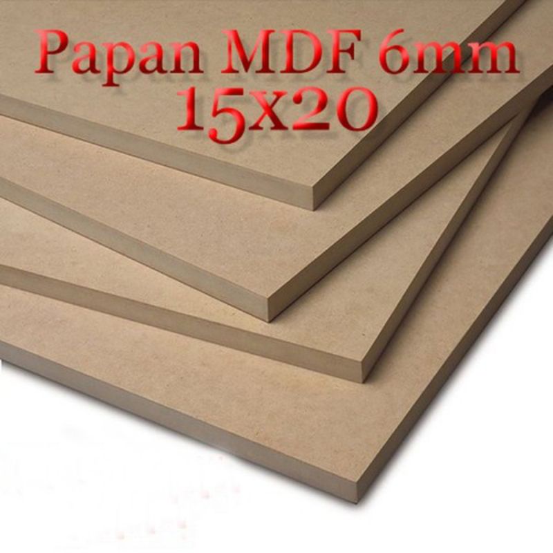 

Papan mdf 6mm 15x20cm
