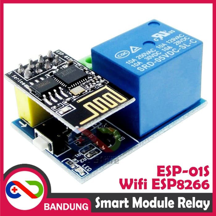 SMART MODULE RELAY WIFI ESP8266 ESP-01S WIFI RELAY MODULE 5V IOT