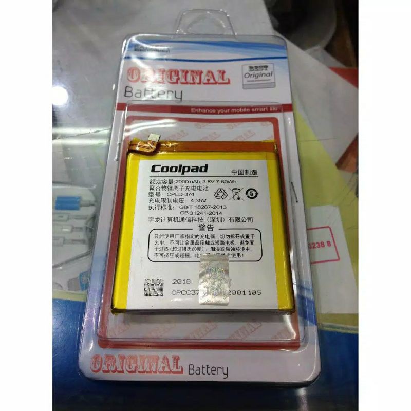 BATERAI BATERAY BATTREY COOLPAD 374 E571 FANCY PRO 2000mAh