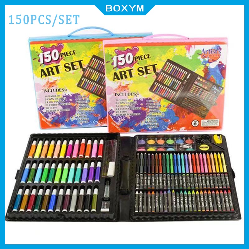 

Anak Crayon Pencil set Crayon Mewarnai 150 Warna Pensil Krayon Cat Air Hadiah anak-anak Alat Menggambar atau Mewarnai