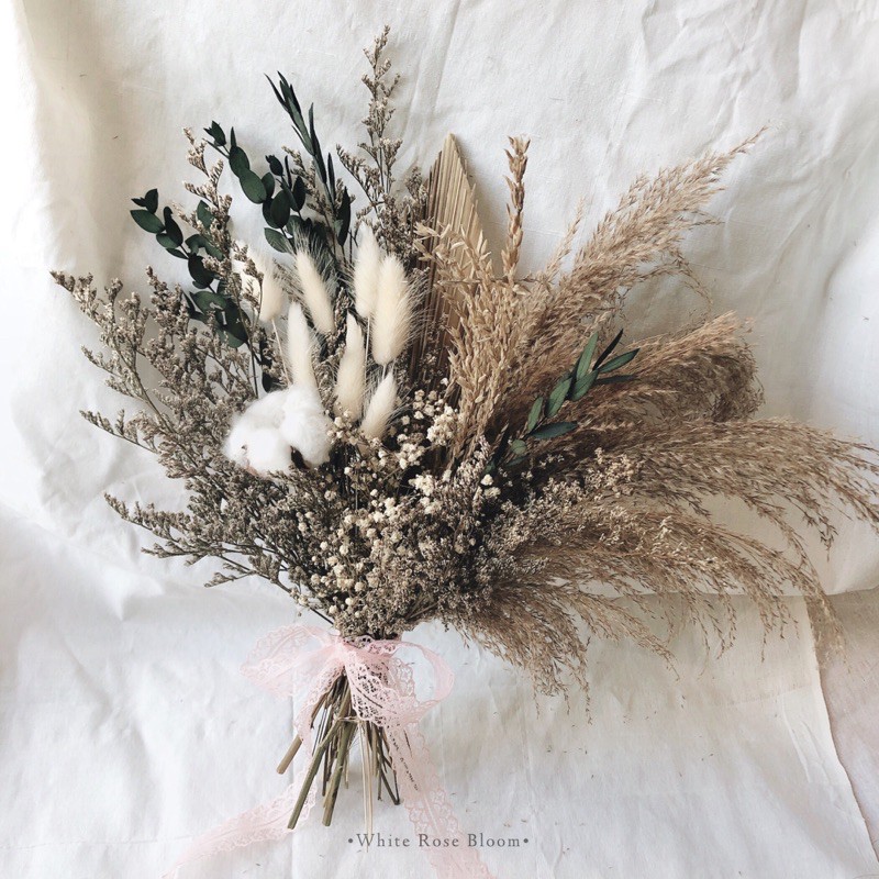 Rustic Hand Bouquet / Wedding Dried Flower Bouquet / Wedding Bouquet / Dried Flower Bouquet