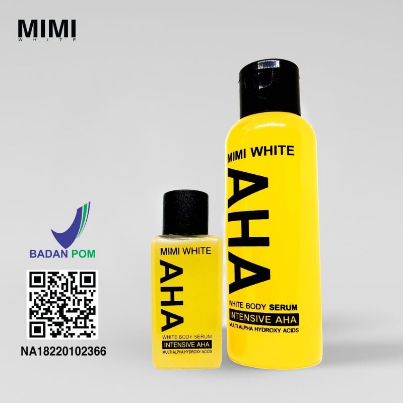 New Mimi White Aha Body Lotion & Serum Bundle Buy 1 Get 1 Free Sale