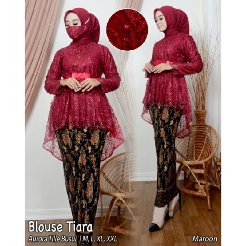 (COD) SETELAN KEBAYA AORORA // KEBAYA MODERN // KEBAYA WISUDA // KEBAYA PESTA // KEBAYA KONDANGAN