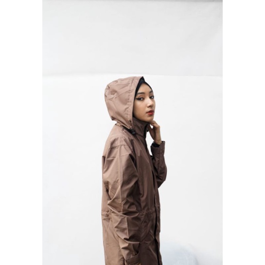 CUCI GUDANG,JAKET PARKA HIJAB WANITA SIZE L XL