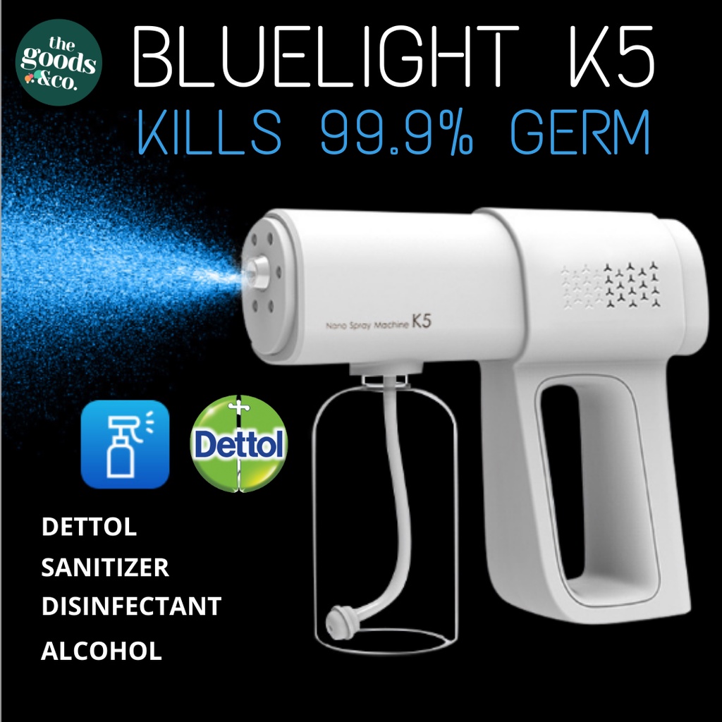 Nano Spray Disinfectant Gun Portable With Atomizer UV Light Wireless Nano Spray K5 Fogging Machine